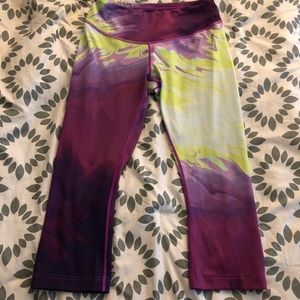 Tye Dye Capri work out pants